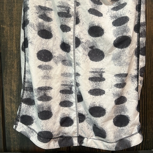 Lululemon Polka Dot Tank 6 Sports Bra Black White Athletic Pocket Racerback Gym‎ - Picture 4 of 8